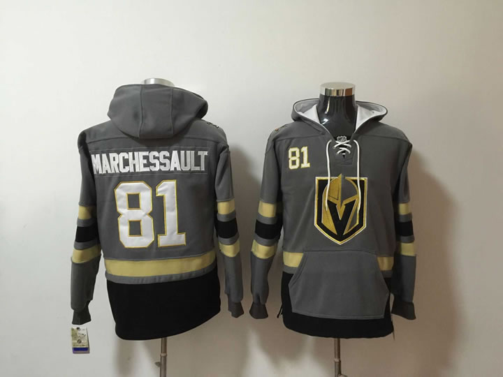 Vegas Golden Knights 81 Jonathan Marchessault Gray All Stitched Hooded Sweatshirt,We sell and wholesale Vegas Golden Knights 81 Jonathan Marchessault Gray All Stitched Hooded Sweatshirt on line form chian!